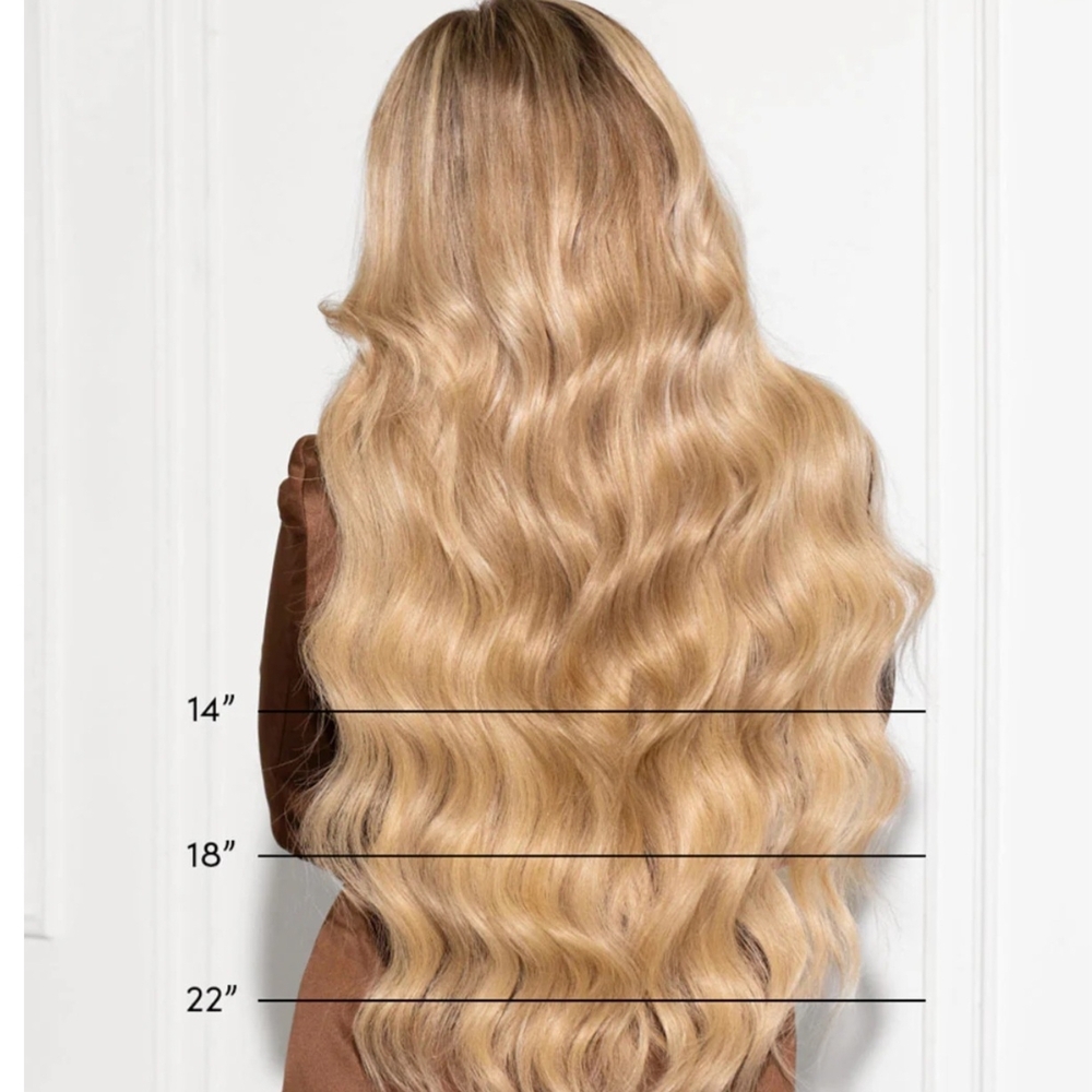 🤎Qty. 7 Straight Clip Hair Extensions! Med Ash Brown-113 Grams!